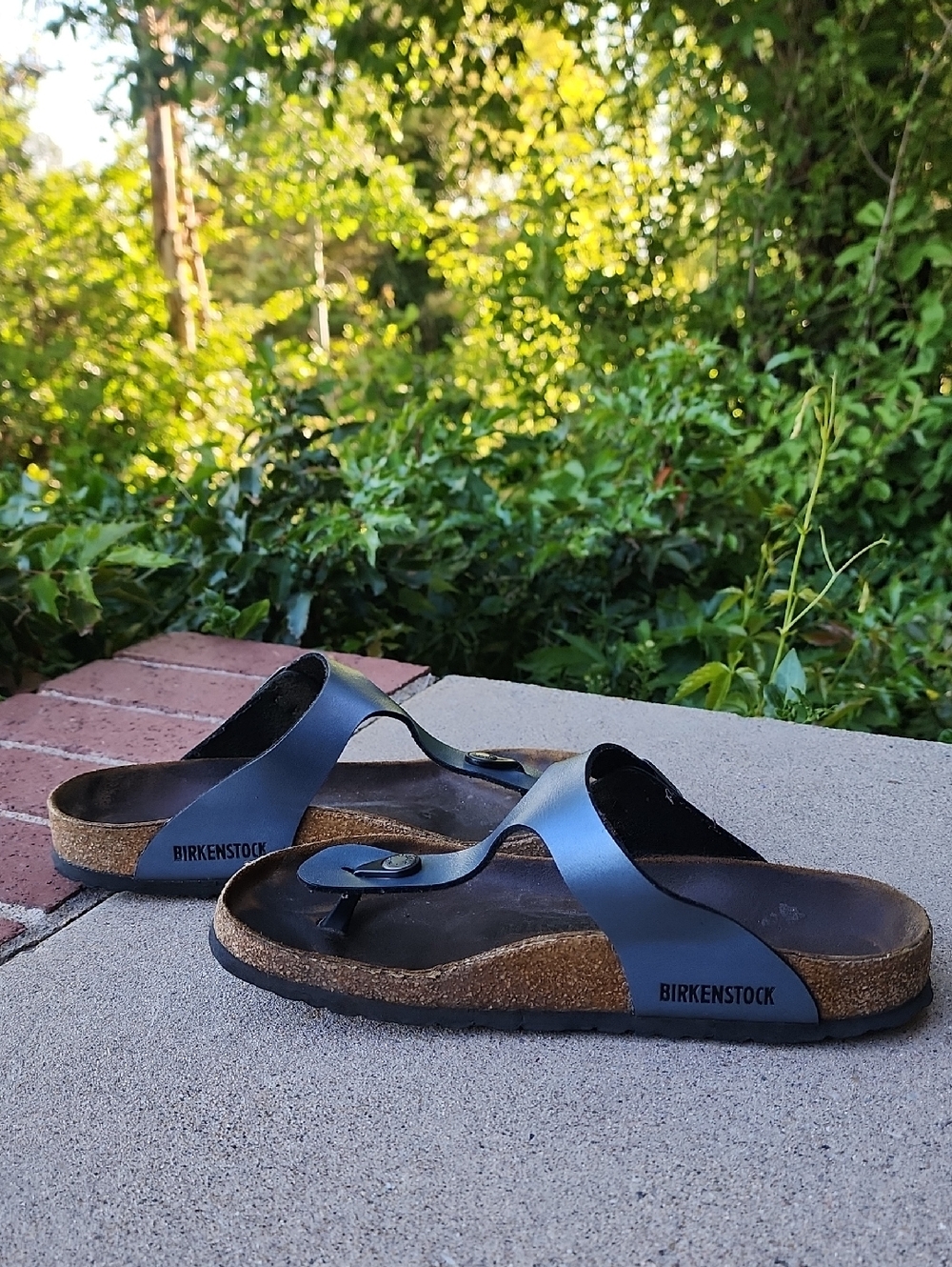 Birkenstock Gizeh Onyx Birko-Flor Sandals - Picture 13 of 16